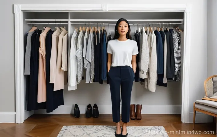 미니멀 워드로브의 필요성과 변화 - Prompt 1: From Cluttered Chaos to Wardrobe Harmony**