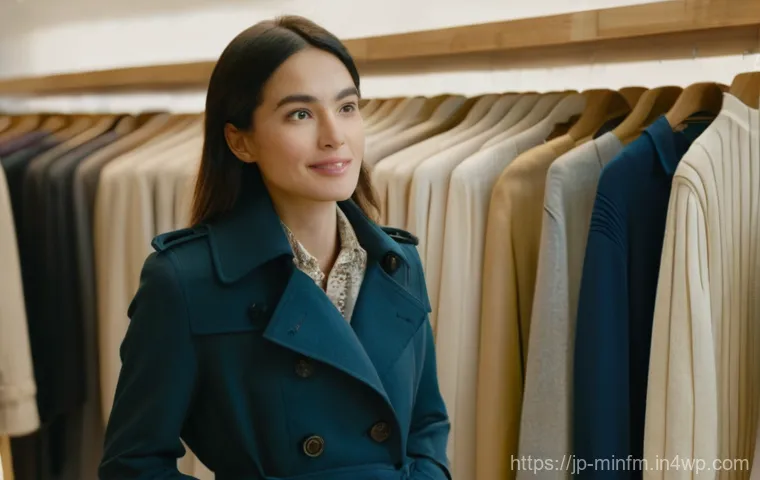 미니멀 워드로브를 위한 가이드북 추천 - **Prompt:** A stylish woman, in her early 30s, is showcasing versatile fashion in a modern, unclutte...