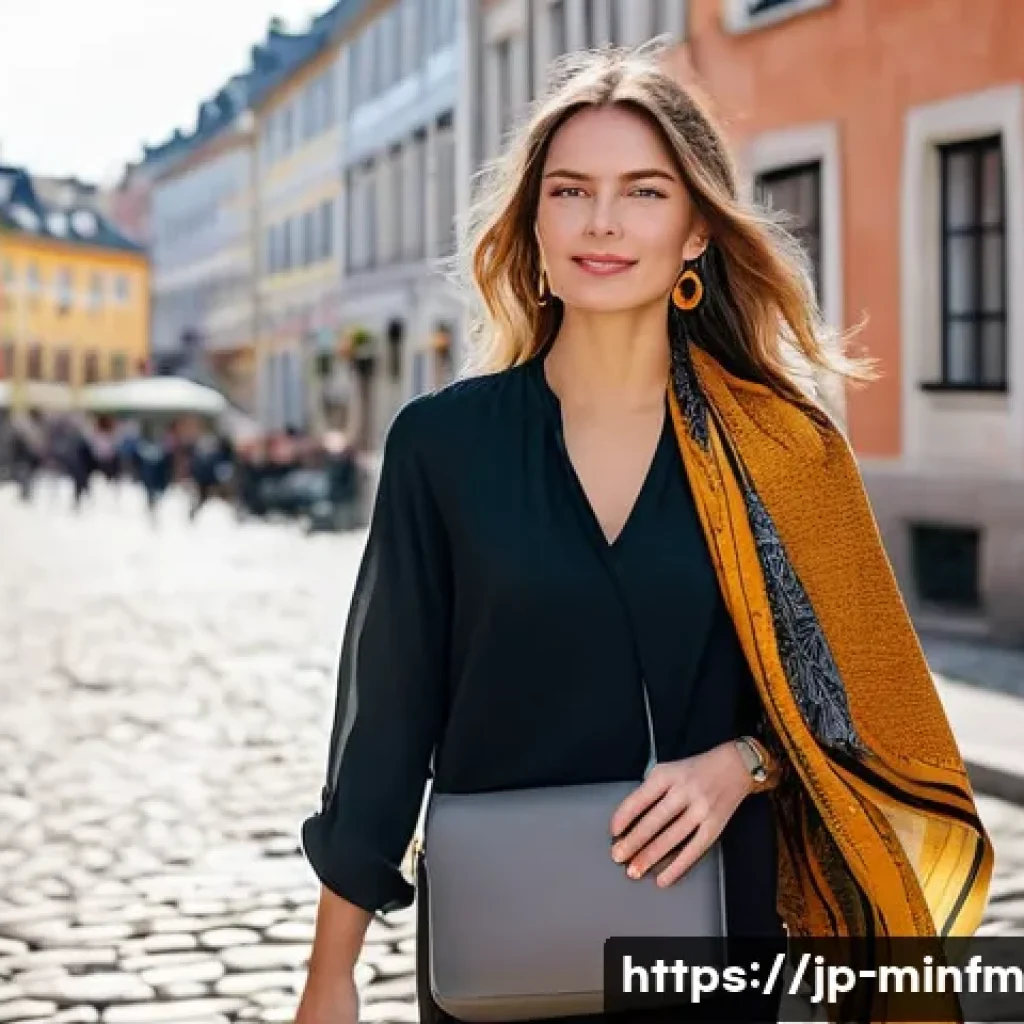 미니멀 워드로브와 여행 짐 꾸리기 - **Minimalist Chic Digital Nomad in a European City**
A sophisticated female digital nomad, in he...